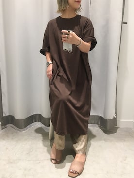 真依子さん（レディース・152cm）の夏コーディネート