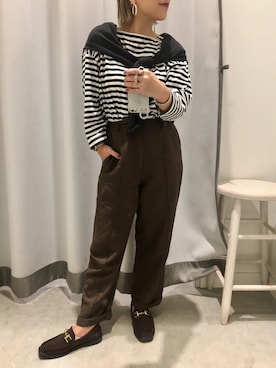 真依子さん（レディース・152cm）の秋コーディネート