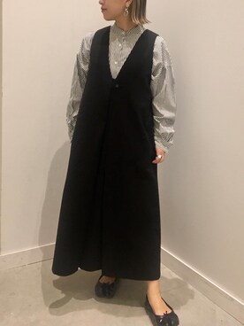 真依子さん（レディース・152cm）の秋コーディネート