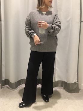 真依子さん(レディース・152cm)の秋コーディネート