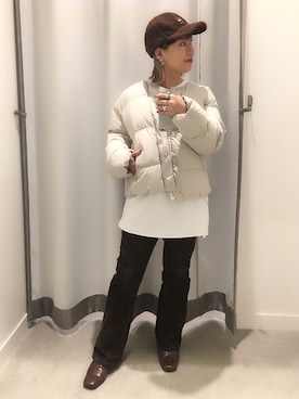 キャップを使った 冬服 のレディース人気ファッションコーディネート ユーザー ショップスタッフ Wear