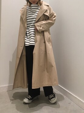 真依子さん（レディース・152cm）の春コーディネート