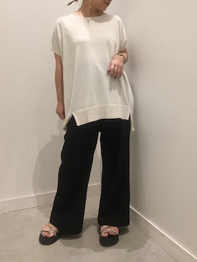 真依子さん(レディース・152cm)の夏コーディネート