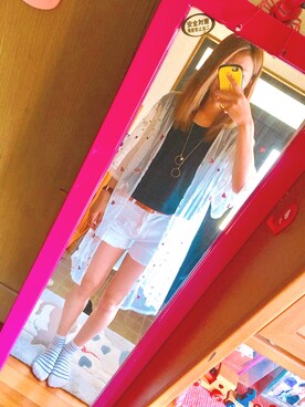 「one way（ワンウェイ）のアイテム（アクセサリー）」を使った、Kaoriさん（レディース・166cm）の春コーディネート