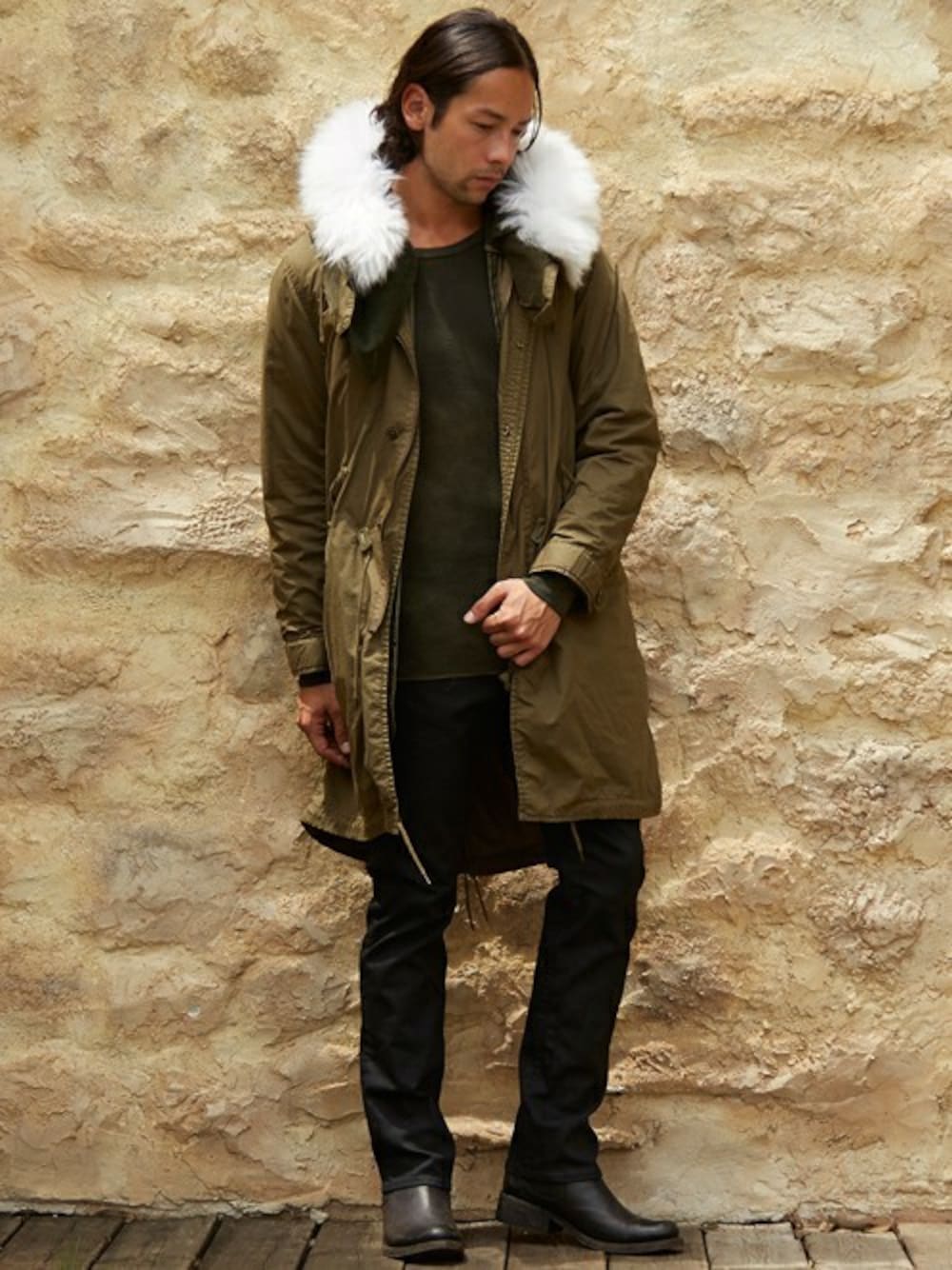 goaのモッズコート goa-snap(goa)｜goaのモッズコートを使ったコーディネート - WEAR