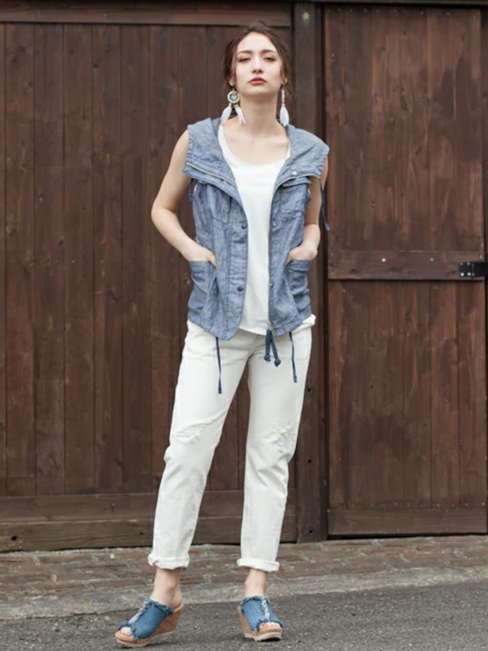 goaのベストを使ったレディース人気ファッションコーディネート - WEAR