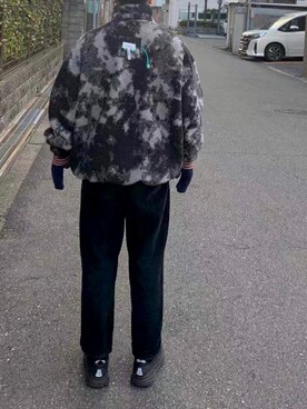 「エスニック」｜「アイテム（ブルゾン）」を使った、영화さん（レディース・166cm）の冬コーディネート