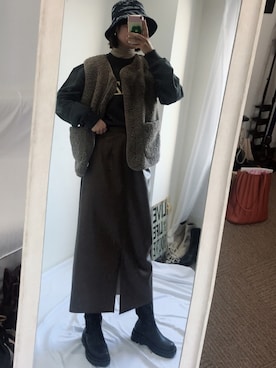 영화さん（レディース・166cm）の冬コーディネート