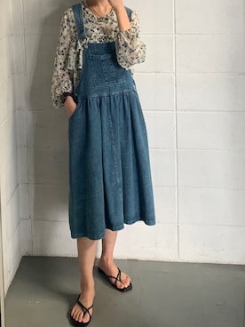 「アイテム（セットアップ）」を使った、영화さん（レディース・166cm）の夏コーディネート