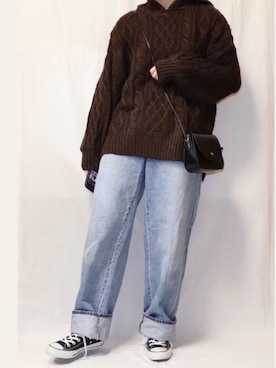 ひよりさん（レディース・162cm）の冬コーディネート