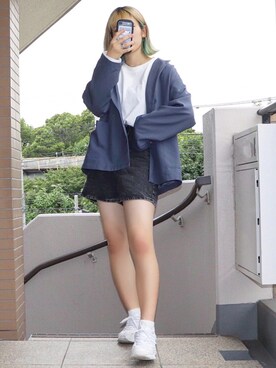「ZIP FIVE（ジップファイブ）のアイテム（ジャケット/アウター）」を使った、ひよりさん（レディース・162cm）の秋コーディネート