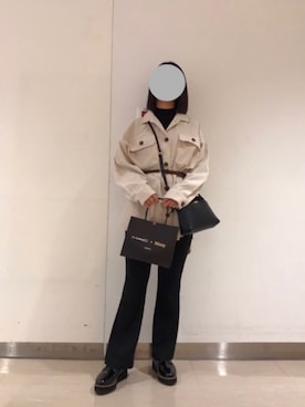 「M・A・C（マック）のアイテム（ベースメイク）」を使った、_minami_さん（レディース・154cm）の冬コーディネート