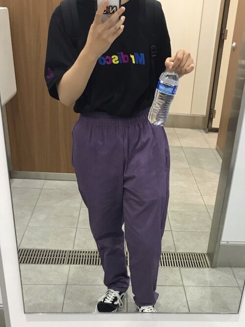 秀逸 GU パープル 紫 パンツ