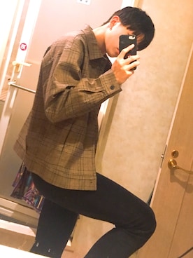 「neos（ネオス）のアイテム（カバーオール）」を使った、風の又三郎。さん（メンズ・178cm）の冬コーディネート
