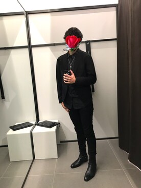 「LADMUSICIAN」｜「アイテム（ジャケット/アウター）」を使った、gumiさん（メンズ・179cm）の秋コーディネート