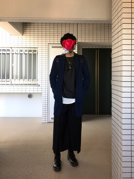 「YEVS（イーブス）のアイテム（ジャケット/アウター）」を使った、gumiさん（メンズ・179cm）の秋コーディネート