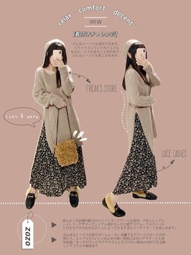 WEAR 中国さん(レディース・163cm)の冬コーディネート