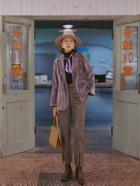 WEAR 中国さん（レディース・173cm）の冬コーディネート