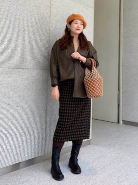 WEAR 中国さん（レディース・167cm）の春コーディネート