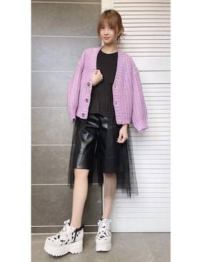 「classicalelf（クラシカルエルフ）のアイテム（アンサンブル）」を使った、WEAR 中国さん（レディース・160cm）の春コーディネート