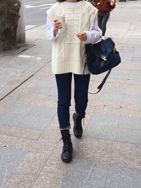 WEAR 中国さん（レディース・160cm）の春コーディネート