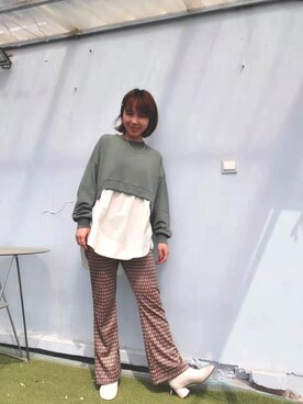 WEAR 中国さん（レディース・165cm）の春コーディネート