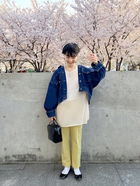 WEAR 中国さん（レディース・161cm）の春コーディネート