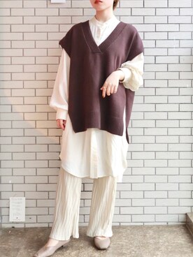 WEAR 中国さん（レディース・155cm）の春コーディネート