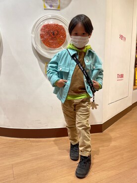 「RADCHAP（ラッドチャップ）のアイテム（パーカー）」を使った、WEAR 中国さん（キッズ・110cm）の春コーディネート