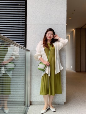 「NOMBRE IMPAIR（ノンブルアンペール）のアイテム（ワンピース/ドレス）」を使った、WEAR 中国さん（レディース・167cm）の夏コーディネート