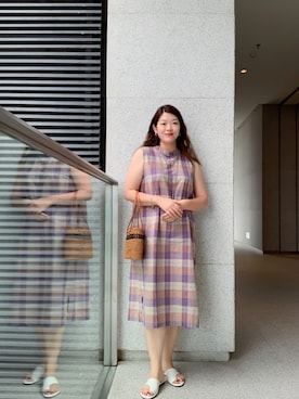 「シロップ．（シロップ．）のアイテム」を使った、WEAR 中国さん（レディース・167cm）の夏コーディネート