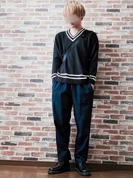 ちょびさん(メンズ・184cm)の春コーディネート