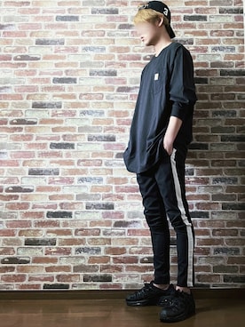 「COOOPER」｜ちょびさん（メンズ・184cm）の春コーディネート