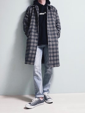 ちょびさん（メンズ・184cm）の冬コーディネート