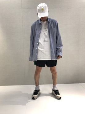 「RAF SIMONS（ラフシモンズ）のアイテム」を使った、kyoheyさん（メンズ・170cm）の夏コーディネート