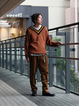 「チルデンニット」｜kyoheyさん（メンズ・170cm）の夏コーディネート