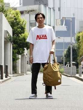 「F/CE. （エフシーイー）のアイテム」を使った、kyoheyさん（メンズ・170cm）の夏コーディネート