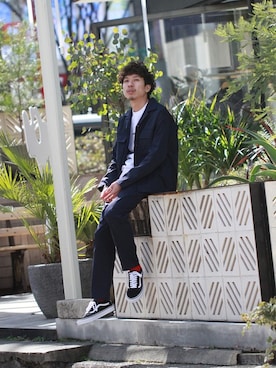 「VANS（バンズ）のアイテム（トップス）」を使った、kyoheyさん（メンズ・170cm）の春コーディネート