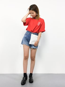 もえぴーさん（レディース・156cm）の夏コーディネート