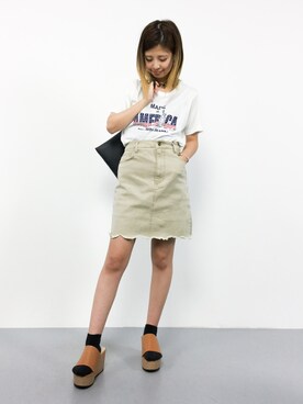 もえぴーさん（レディース・156cm）の夏コーディネート