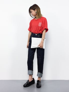 もえぴーさん（レディース・156cm）の夏コーディネート