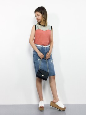 もえぴーさん(レディース・156cm)の夏コーディネート