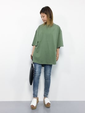 もえぴーさん（レディース・156cm）の夏コーディネート