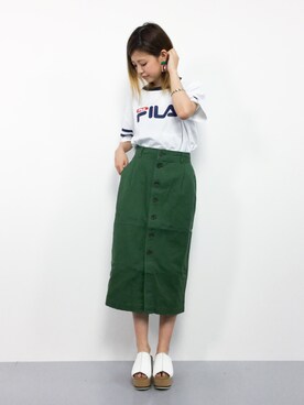 もえぴーさん（レディース・156cm）の夏コーディネート