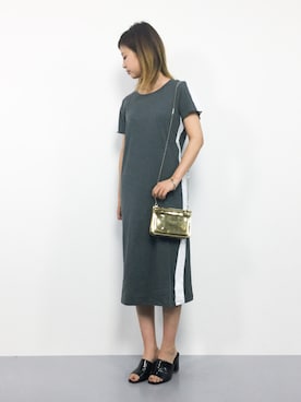 「ｱﾅｯﾌﾟ」｜もえぴーさん（レディース・156cm）の夏コーディネート