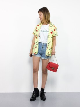 もえぴーさん（レディース・156cm）の夏コーディネート