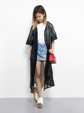 もえぴーさん（レディース・156cm）の夏コーディネート