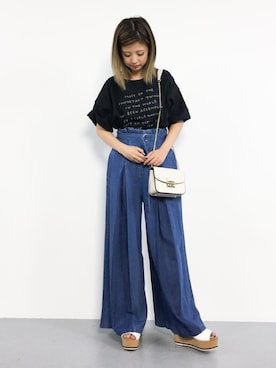 もえぴーさん（レディース・156cm）の夏コーディネート