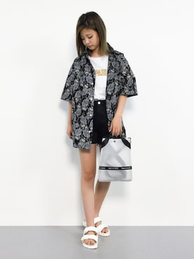 もえぴーさん（レディース・156cm）の夏コーディネート