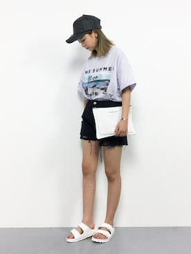 もえぴーさん（レディース・156cm）の夏コーディネート